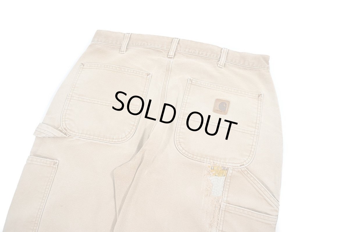 画像6: Used Carhartt Customized Duck Carpenter Pants Brown カーハート (6)