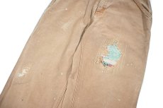 画像5: Used Carhartt Customized Duck Carpenter Pants Brown カーハート (5)