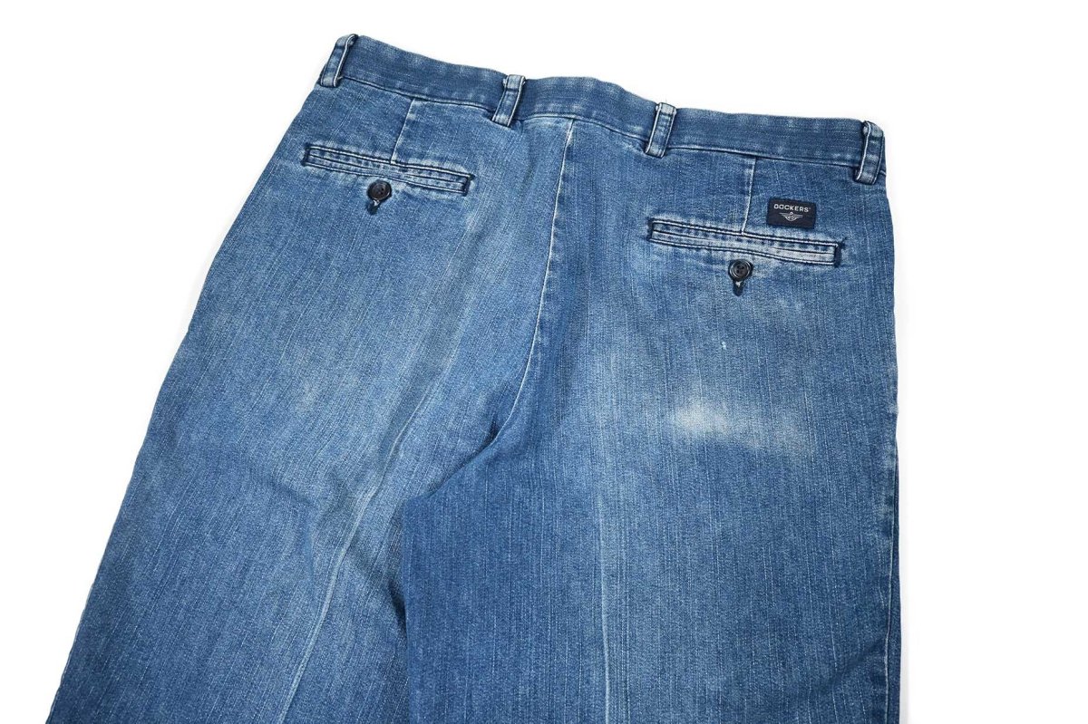画像4: Used Dockers Tuck Denim Trouser (4)