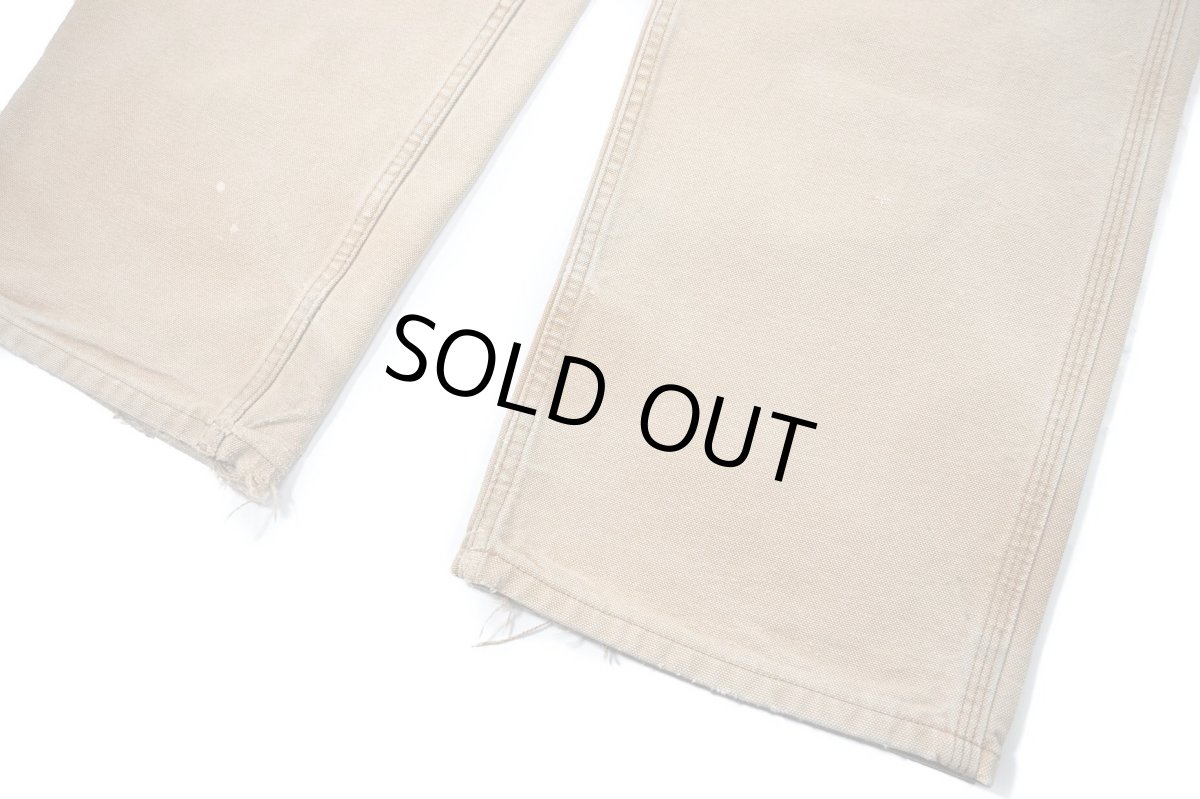 画像4: Used Carhartt Customized Duck Carpenter Pants Brown カーハート (4)