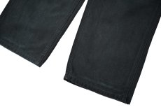 画像4: Used Carhartt Customized Duck Carpenter Pants Black カーハート (4)