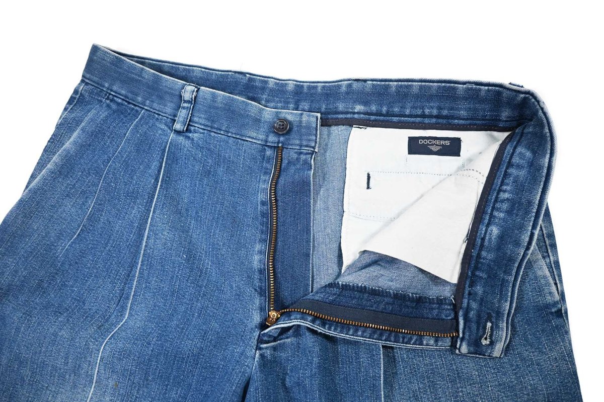 画像6: Used Dockers Tuck Denim Trouser (6)