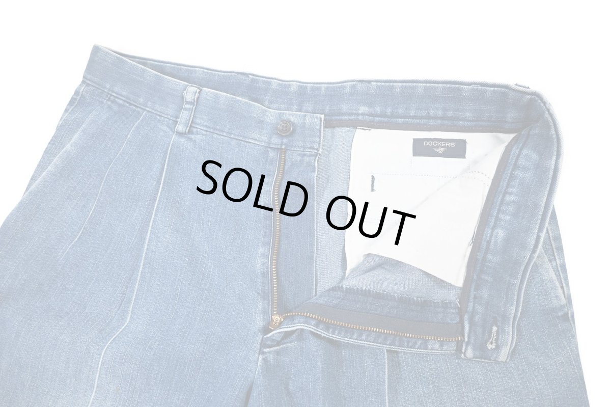 画像6: Used Dockers Tuck Denim Trouser (6)