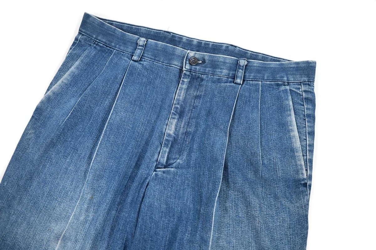 画像2: Used Dockers Tuck Denim Trouser (2)