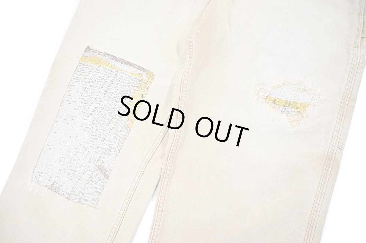 画像5: Used Carhartt Customized Duck Carpenter Pants Brown カーハート (5)