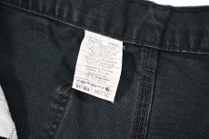 画像8: Used Carhartt Customized Duck Carpenter Pants Black カーハート (8)