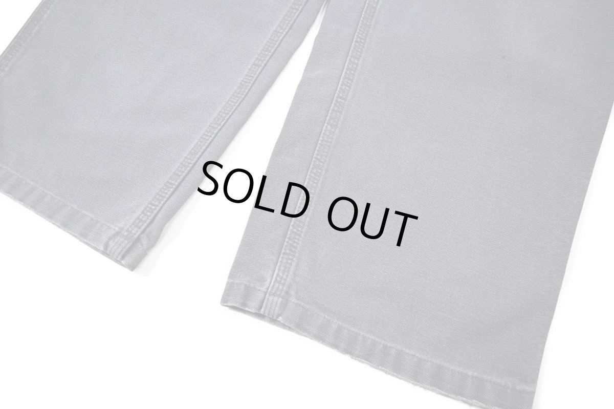 画像4: Used Carhartt Customized Duck Carpenter Pants Petrol Blue カーハート (4)