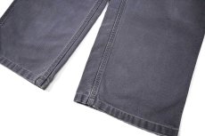 画像4: Used Carhartt Customized Duck Carpenter Pants Petrol Blue カーハート (4)