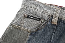 画像5: Used DKNY Jeans Patchwork Flare Pants (5)