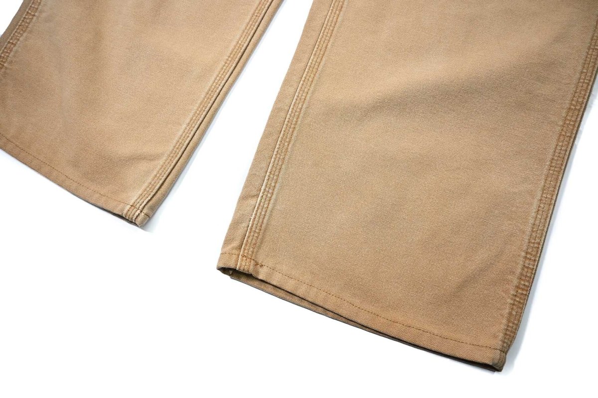 画像4: Used Carhartt Customized Duck Carpenter Pants Brown カーハート (4)