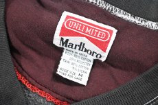 画像5: Used Marlboro Sweat Shirt Black Over Dye (5)