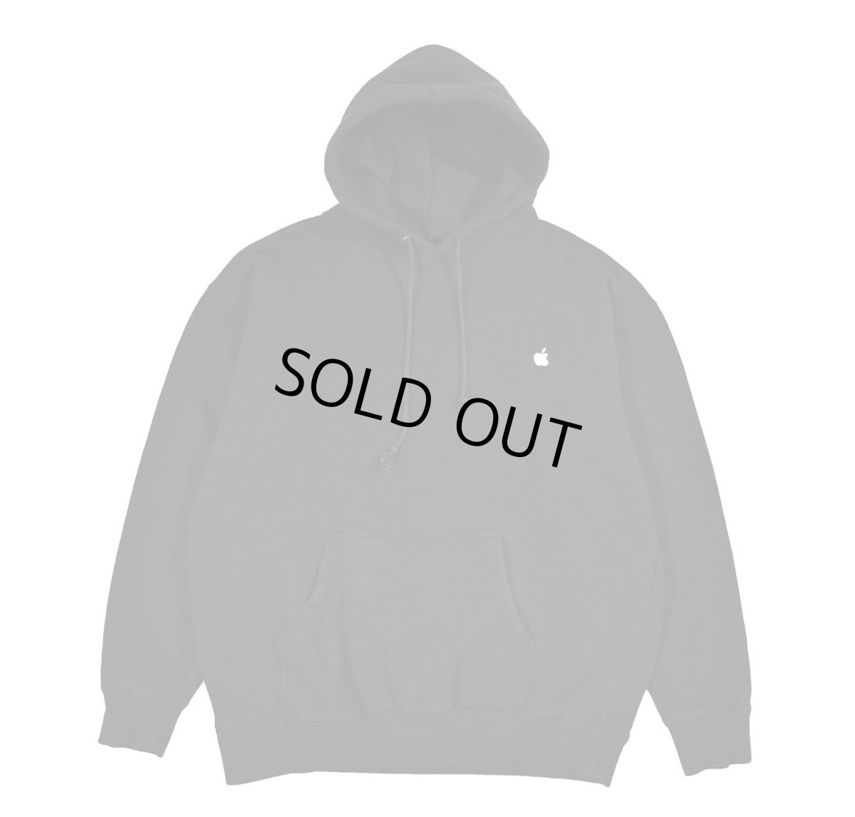 画像1: Used Apple Embroidered Sweat Hoodie (1)