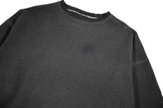 画像2: Used Marlboro Sweat Shirt Black Over Dye (2)