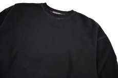 画像2: Used Marlboro Sweat Shirt Black Over Dye (2)