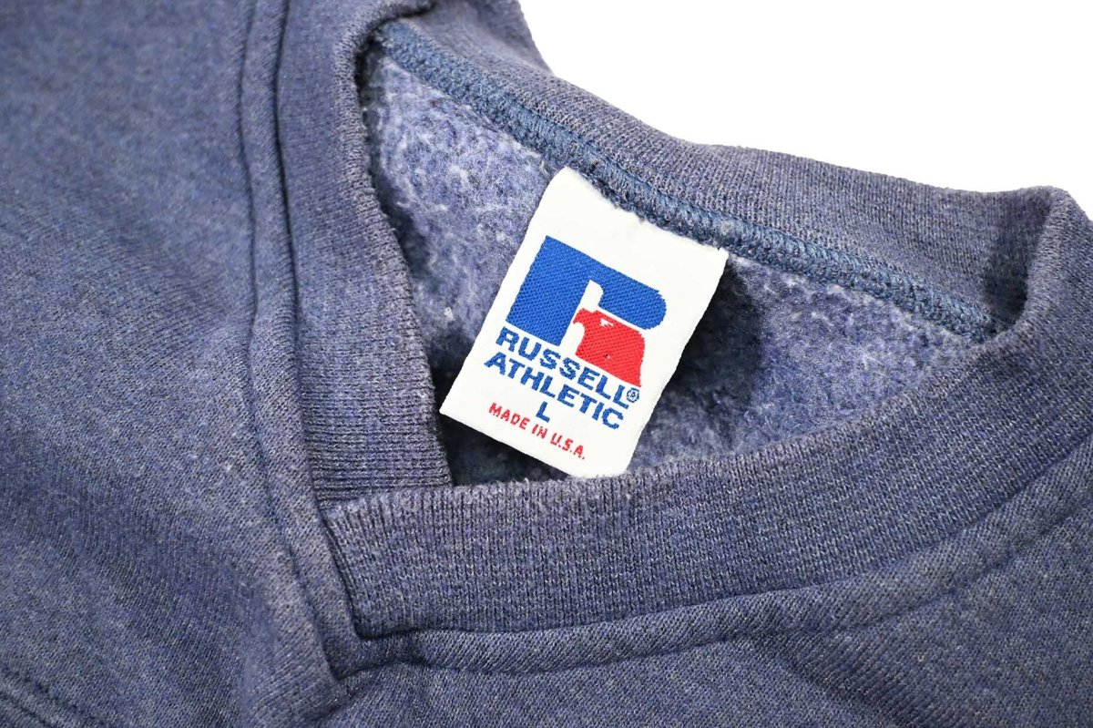 画像4: Used Russell Athletic V-Neck Blank Sweat Shirt made in USA (4)