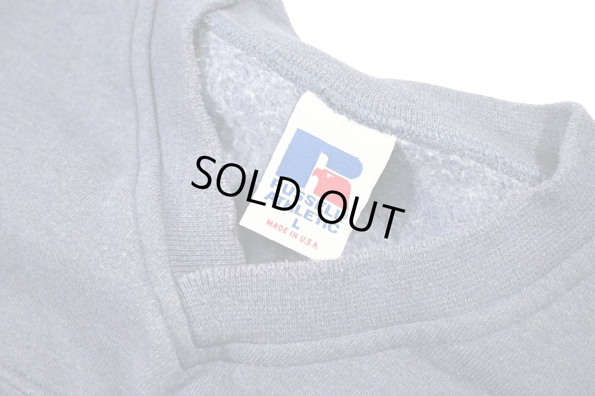 画像4: Used Russell Athletic V-Neck Blank Sweat Shirt made in USA (4)