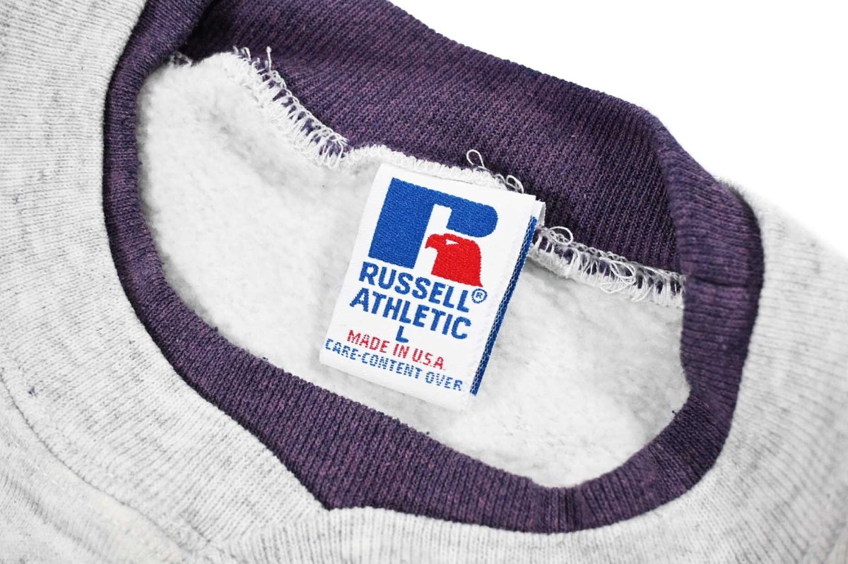 画像4: Used Russell Athletic Blank Sweat Shirt made in USA (4)
