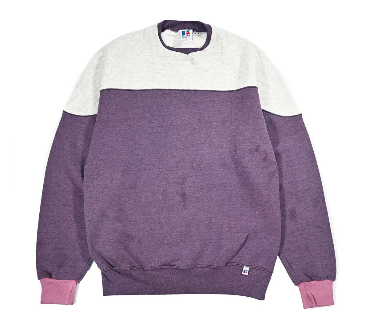 画像1: Used Russell Athletic Blank Sweat Shirt made in USA (1)