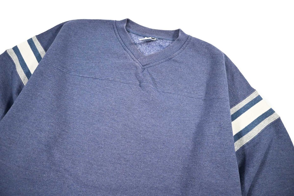 画像2: Used Russell Athletic V-Neck Blank Sweat Shirt made in USA (2)