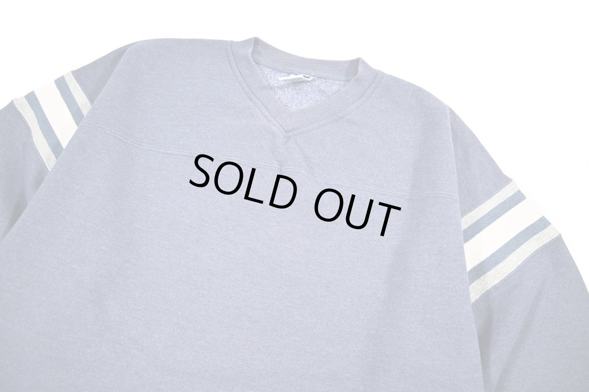 画像2: Used Russell Athletic V-Neck Blank Sweat Shirt made in USA (2)