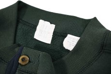 画像4: Used Gap Blank Henley Neck Sweat Shirt Green (4)