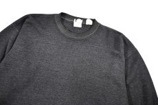 画像2: Used Gap Blank Sweat Shirt Charcoal (2)