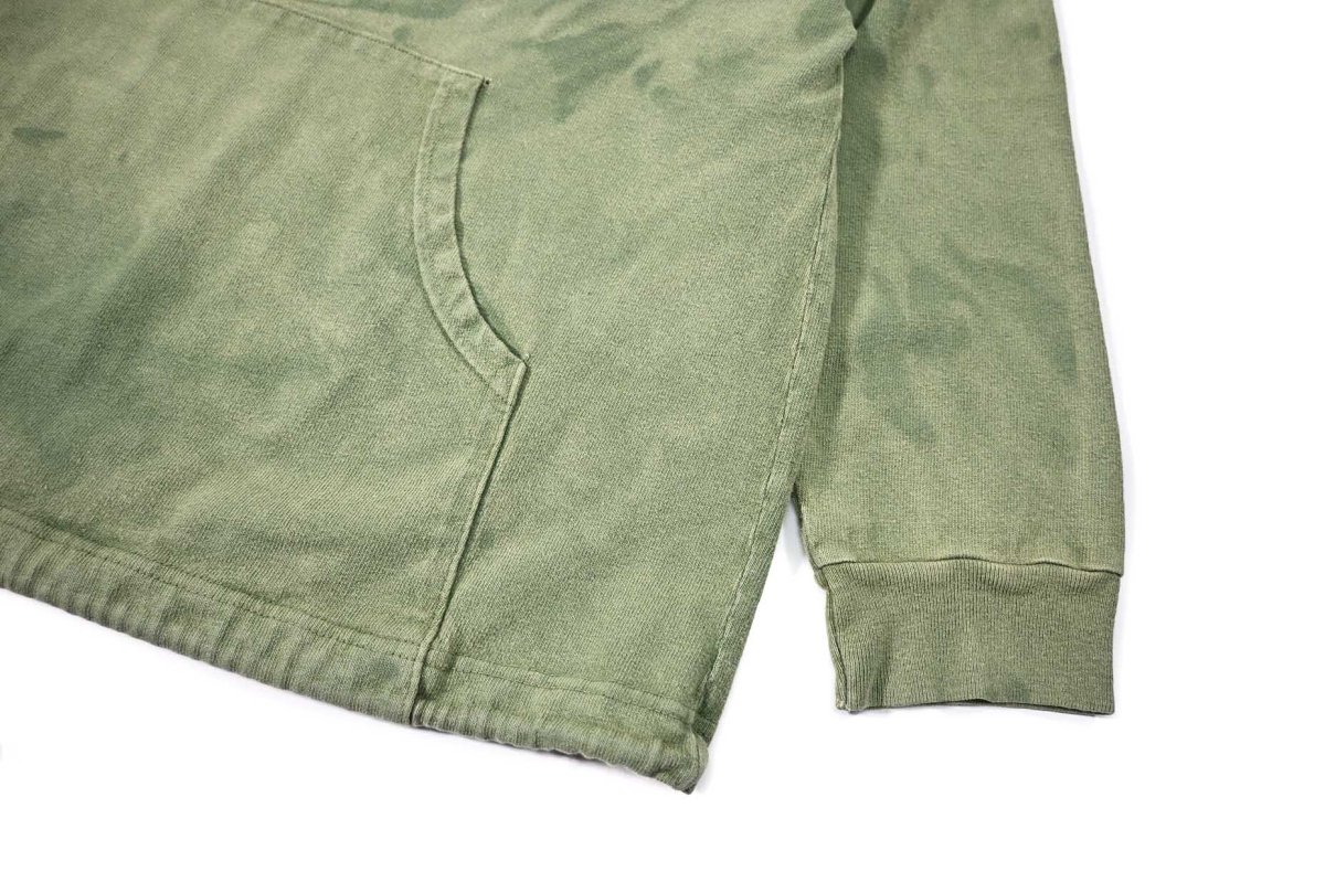 画像3: Used Gap Blank Sweat Hoodie Green made in USA (3)