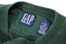 画像4: Used Gap Blank Sweat Shirt Green (4)