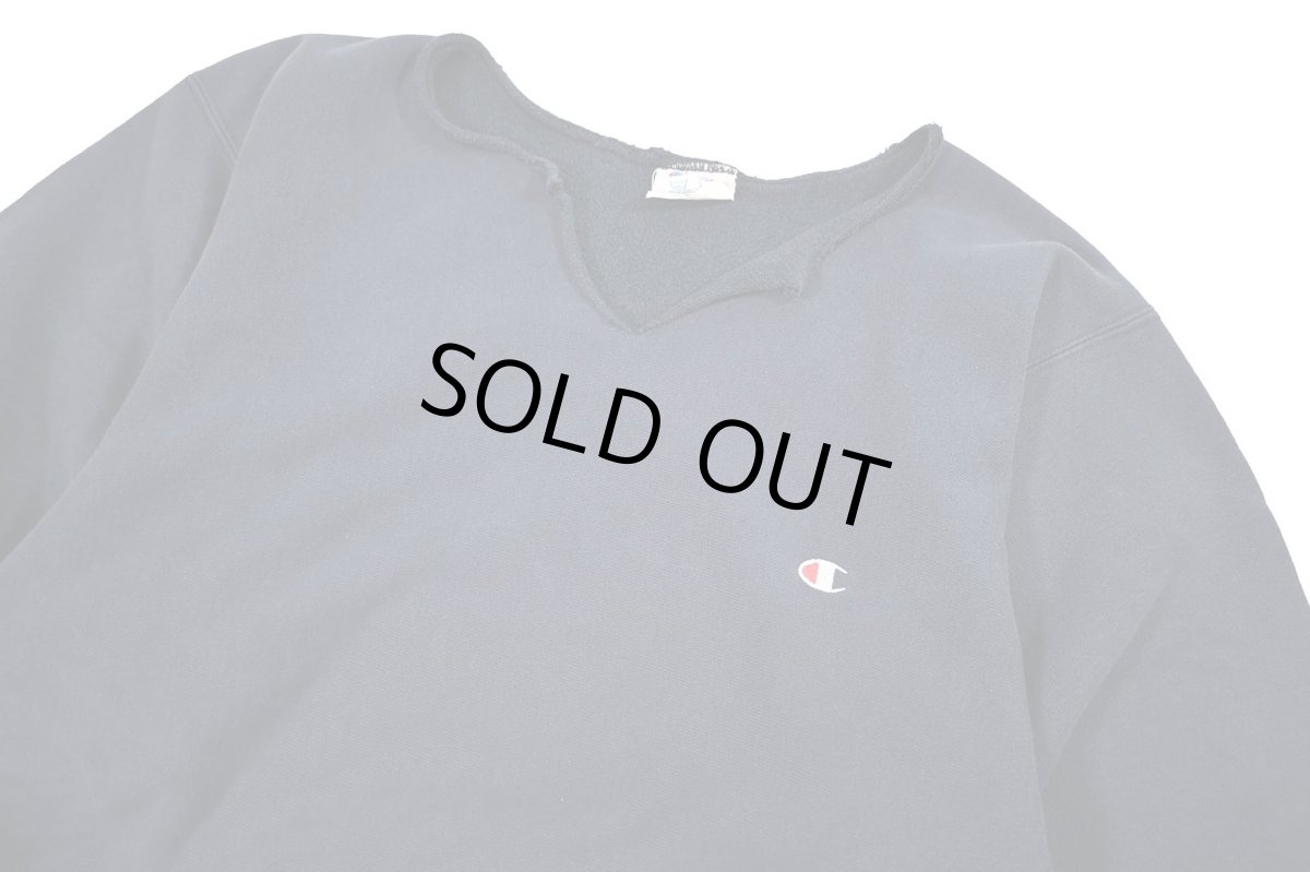 画像2: 80s Used Champion Reverse Weave Sweat Shirt Navy made in USA (2)