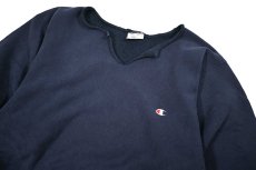 画像2: 80s Used Champion Reverse Weave Sweat Shirt Navy made in USA (2)