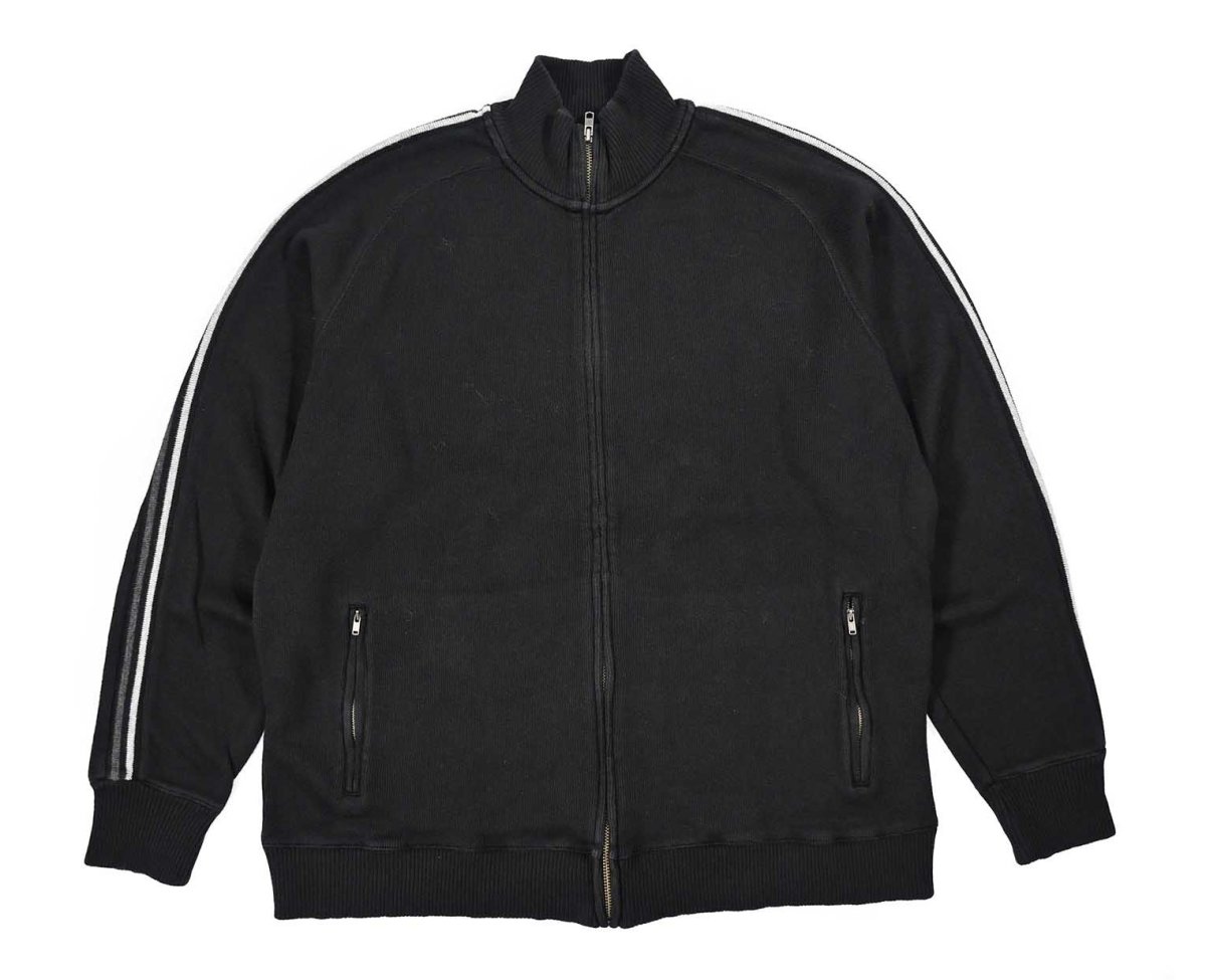画像1: Used Banana Republic Full Zip Cotton Knit Black (1)