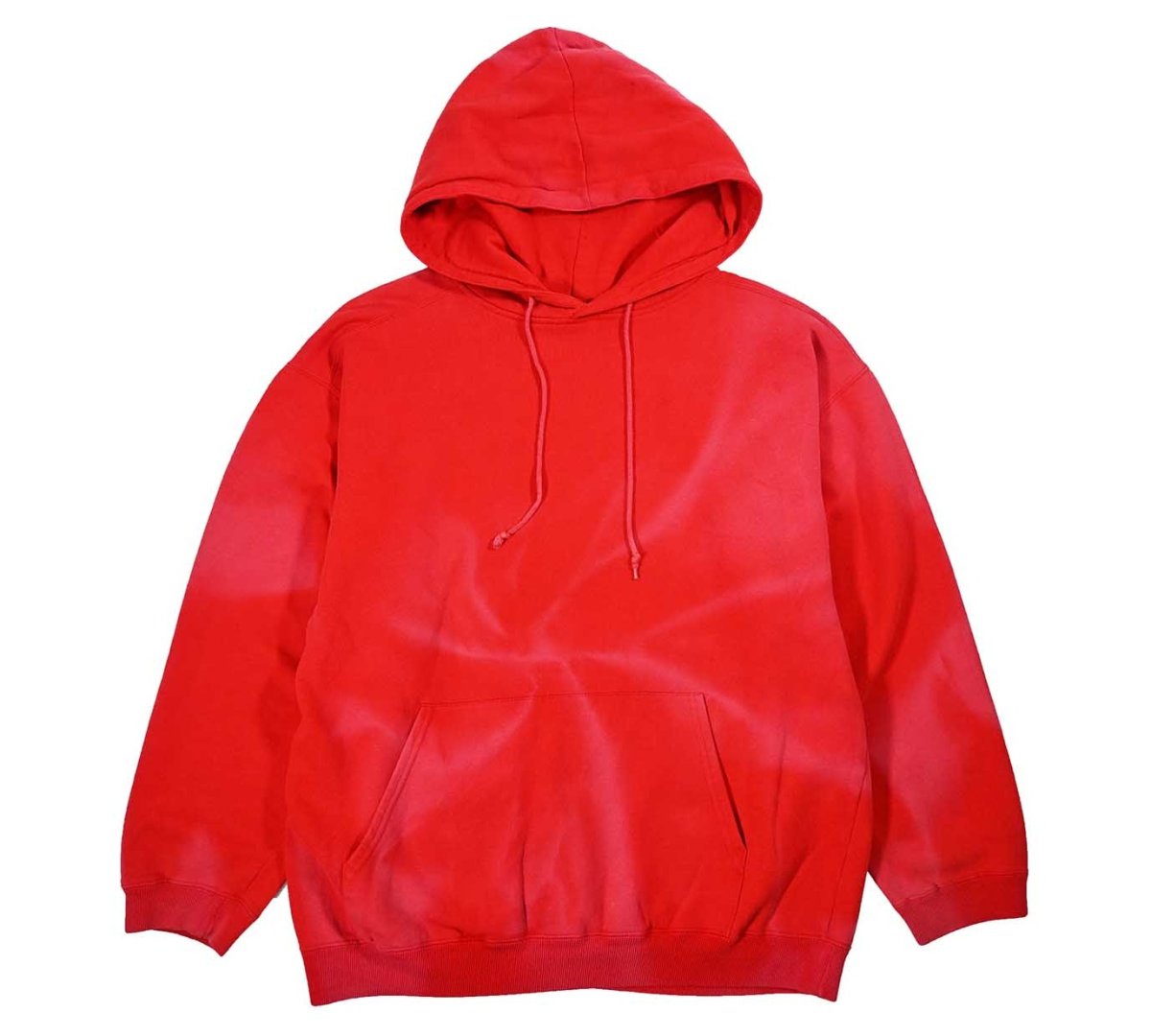画像1: Used Gap Blank Sweat Hoodie Red (1)