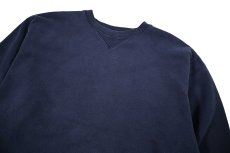 画像2: Used Gap Blank Sweat Shirt Navy (2)