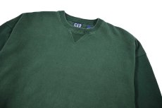 画像2: Used Gap Blank Sweat Shirt Green (2)