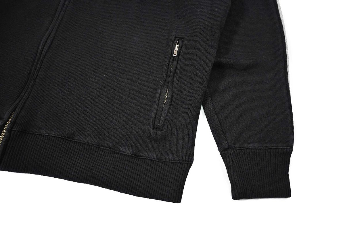 画像3: Used Banana Republic Full Zip Cotton Knit Black (3)