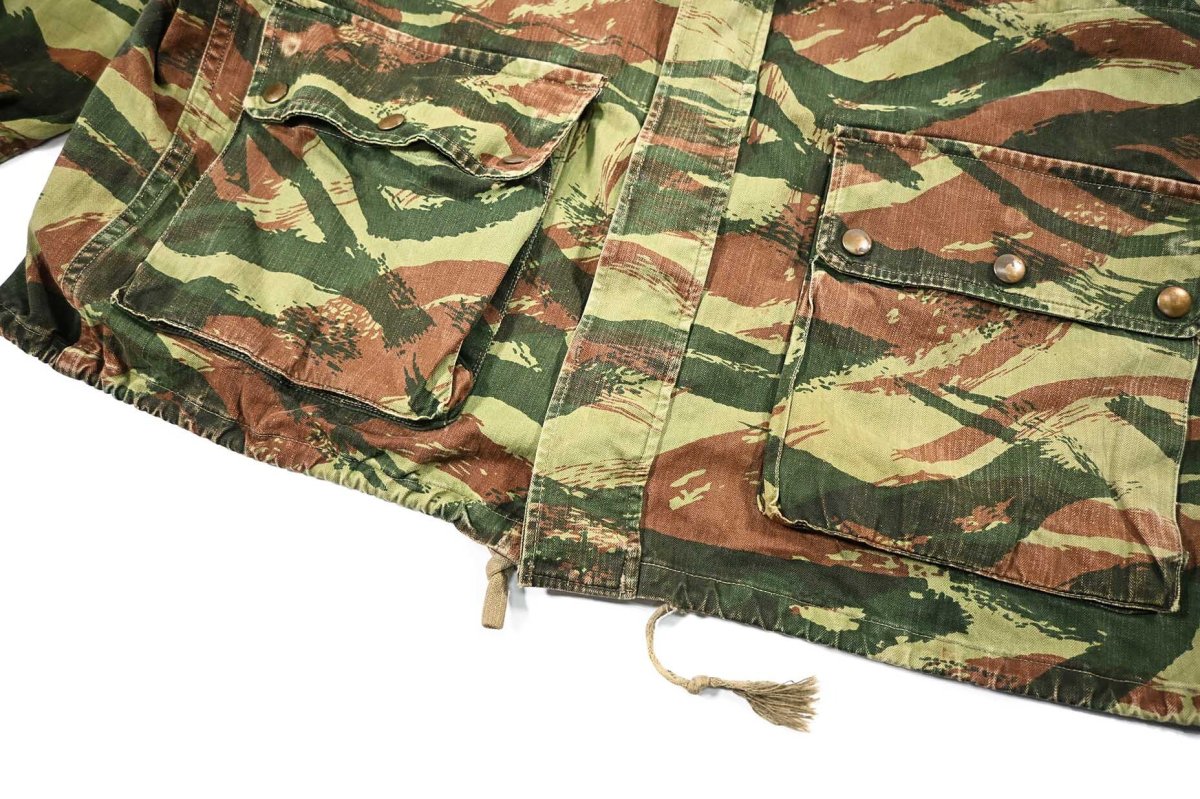画像4: Used French Military TAP 47/56 Lizard Camo Paratrooper Jacket (4)