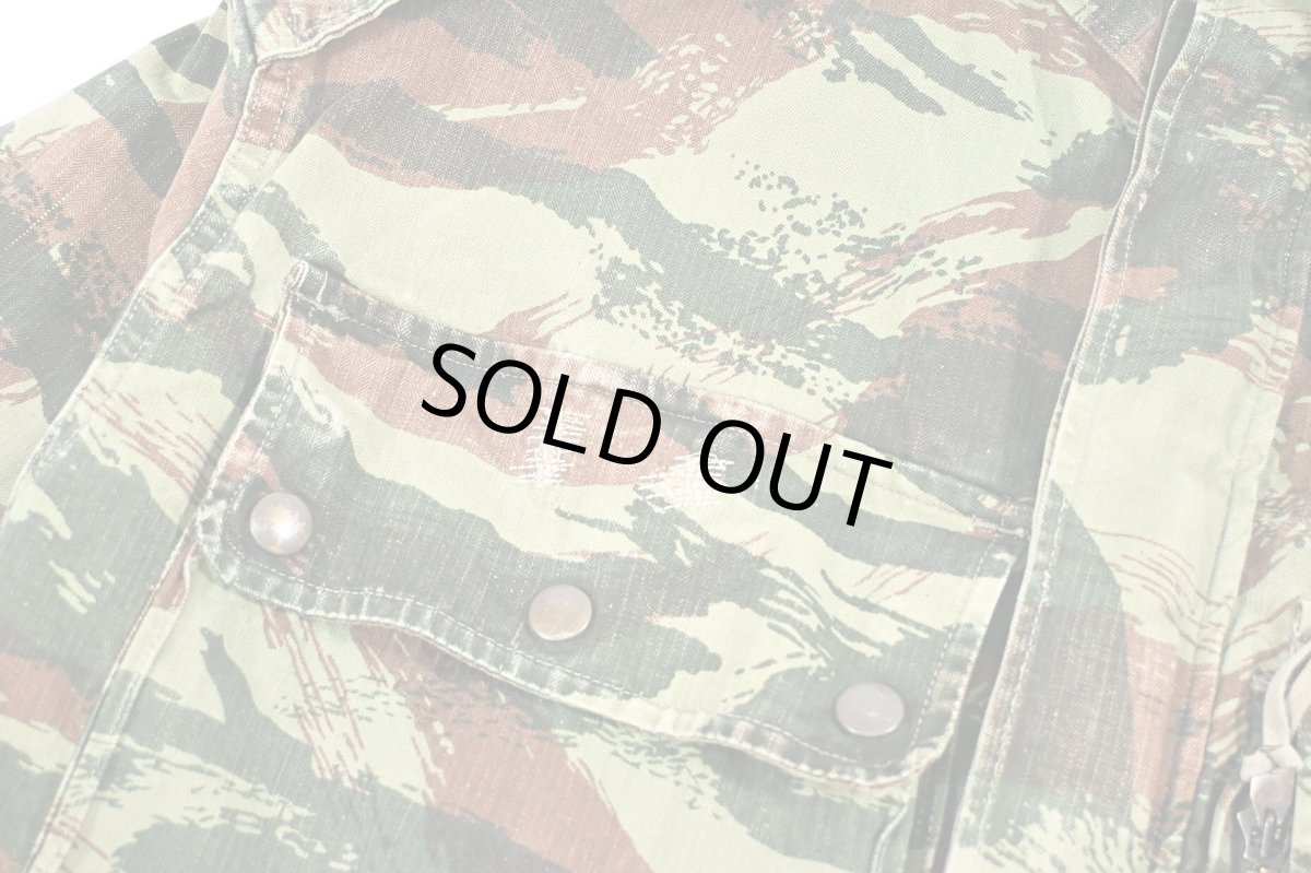画像6: Used French Military TAP 47/56 Lizard Camo Paratrooper Jacket (6)