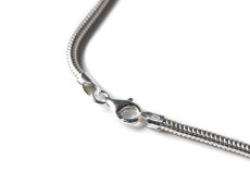 画像2: Italian Silver Necklace Snake (2)