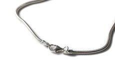 画像2: Italian Silver Necklace Snake (2)