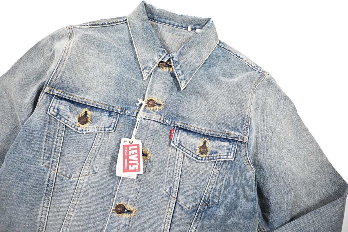 画像3: Deadstock Levi's Vintage Clothing 1967 Type III Trucker Jacket Dust 70505-0133 リーバイス (3)