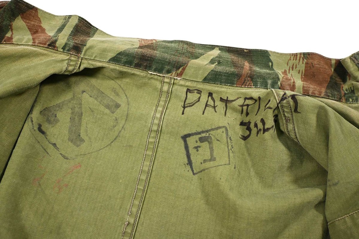 画像9: Used French Military TAP 47/56 Lizard Camo Paratrooper Jacket (9)
