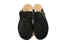 画像2: Clarks Trek Mule Black Suede Warmlined クラークス (2)
