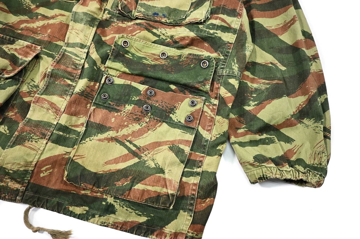 画像5: Used French Military TAP 47/56 Lizard Camo Paratrooper Jacket (5)