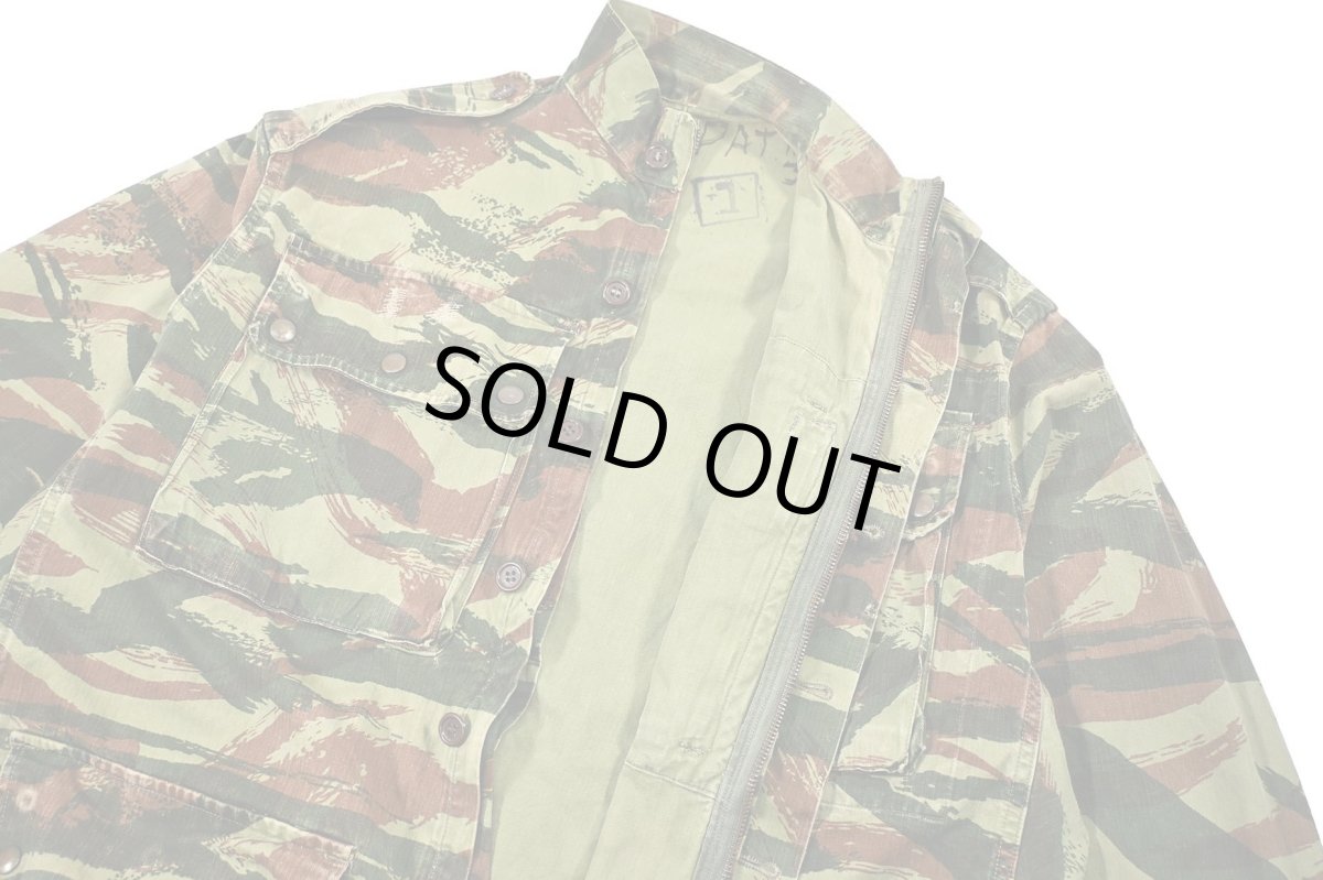 画像8: Used French Military TAP 47/56 Lizard Camo Paratrooper Jacket (8)