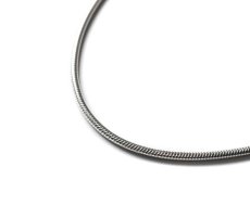 画像1: Italian Silver Necklace Snake (1)