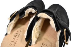 画像4: Clarks Trek Mule Black Suede Warmlined クラークス (4)