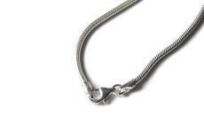 画像2: Italian Silver Necklace Snake (2)