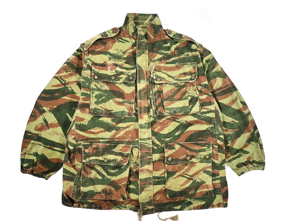 画像1: Used French Military TAP 47/56 Lizard Camo Paratrooper Jacket (1)