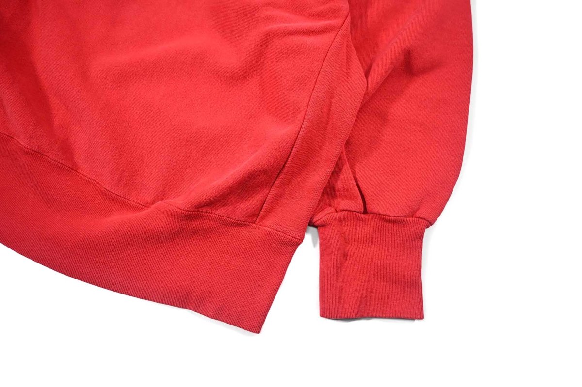 画像3: 80s Used Champion Reverse Weave Sweat Shirt Red made in USA 目無し (3)