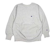 画像1: 90s Used Champion Reverse Weave Sweat Shirt Ash made in USA (1)